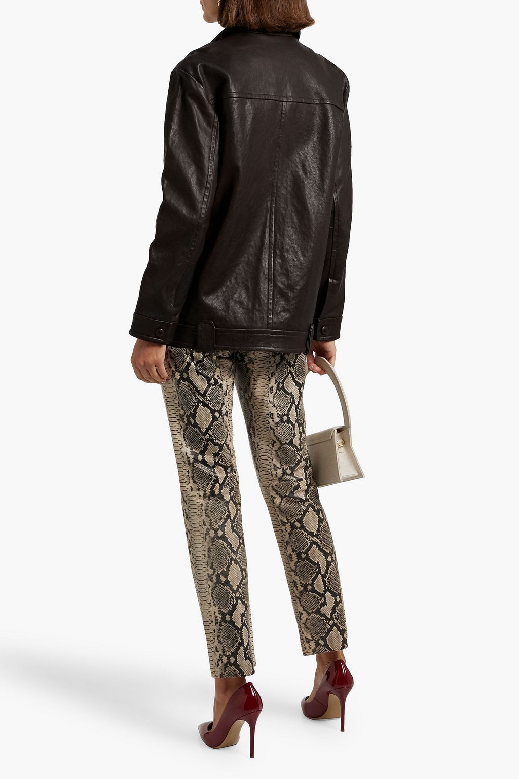 VERONICA BEARD Thandie Dickey leather jacket
