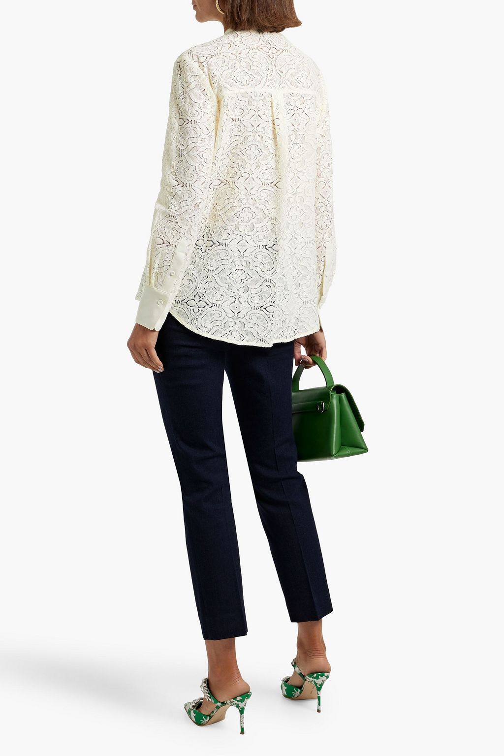 VERONICA BEARD Naya lace blouse