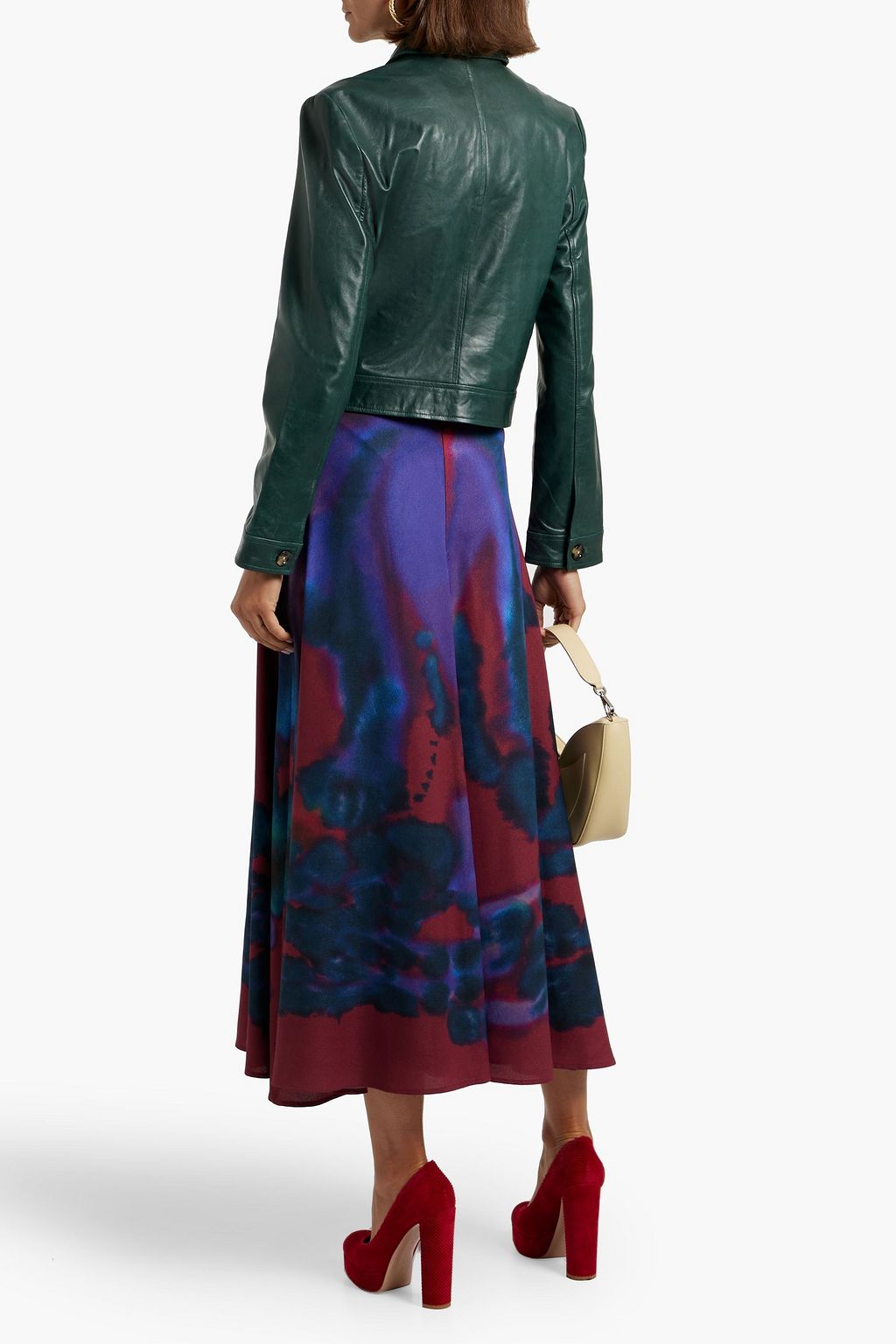VERONICA BEARD Monte leather jacket