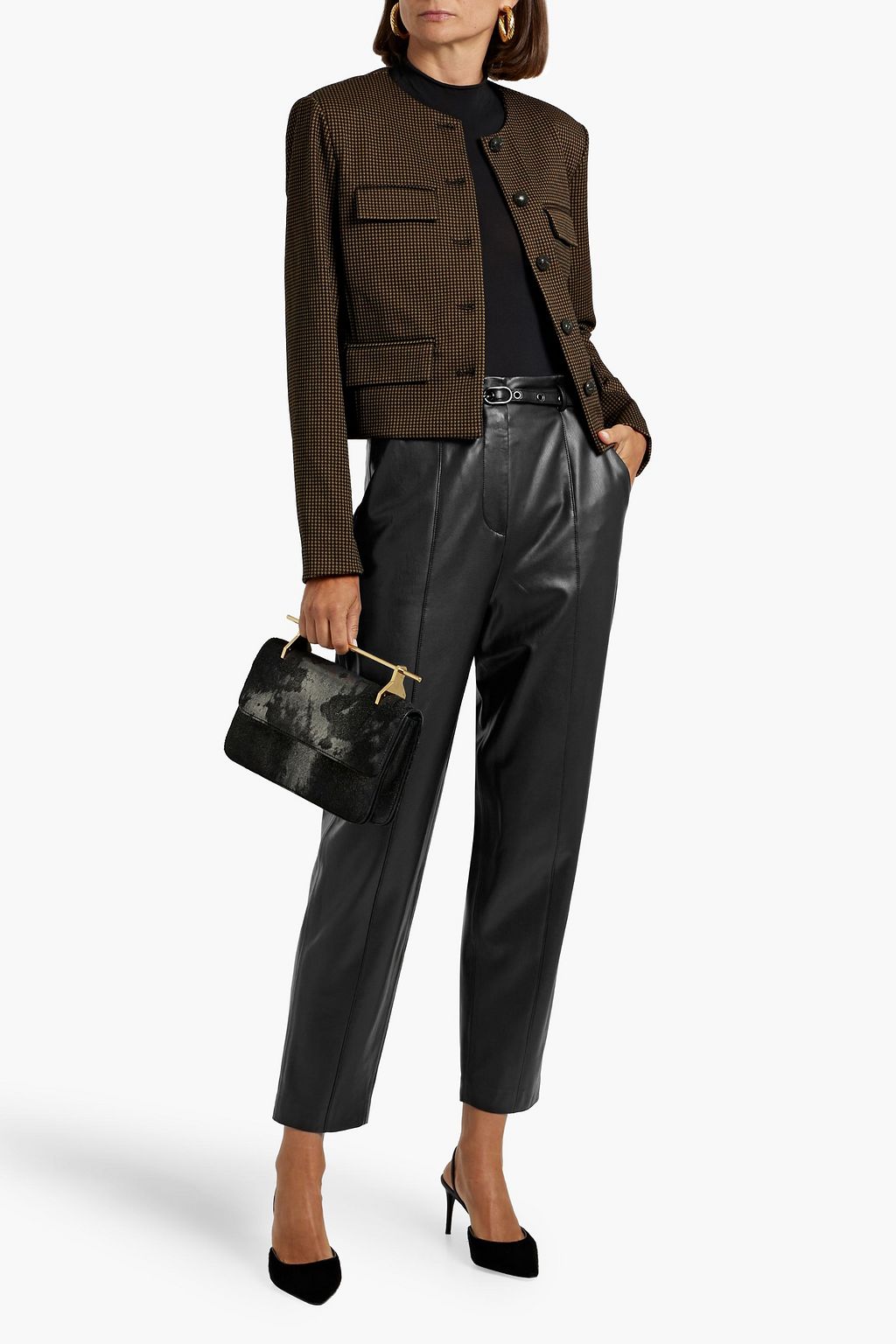 VERONICA BEARD Berkley houndstooth tweed jacket