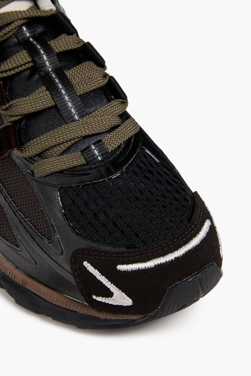 ADIDAS ORIGINALS X SONG FOR THE MUTE Adistar Sneaker aus Shell, Mesh und Samt in Colour-Block-Optik