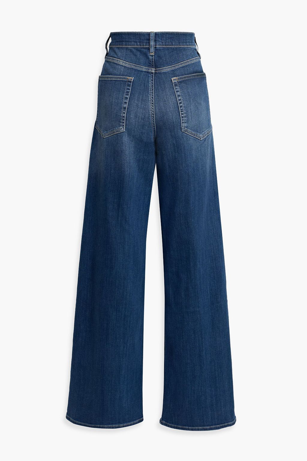 FRAME Le Slim Palazzo high-rise wide-leg jeans