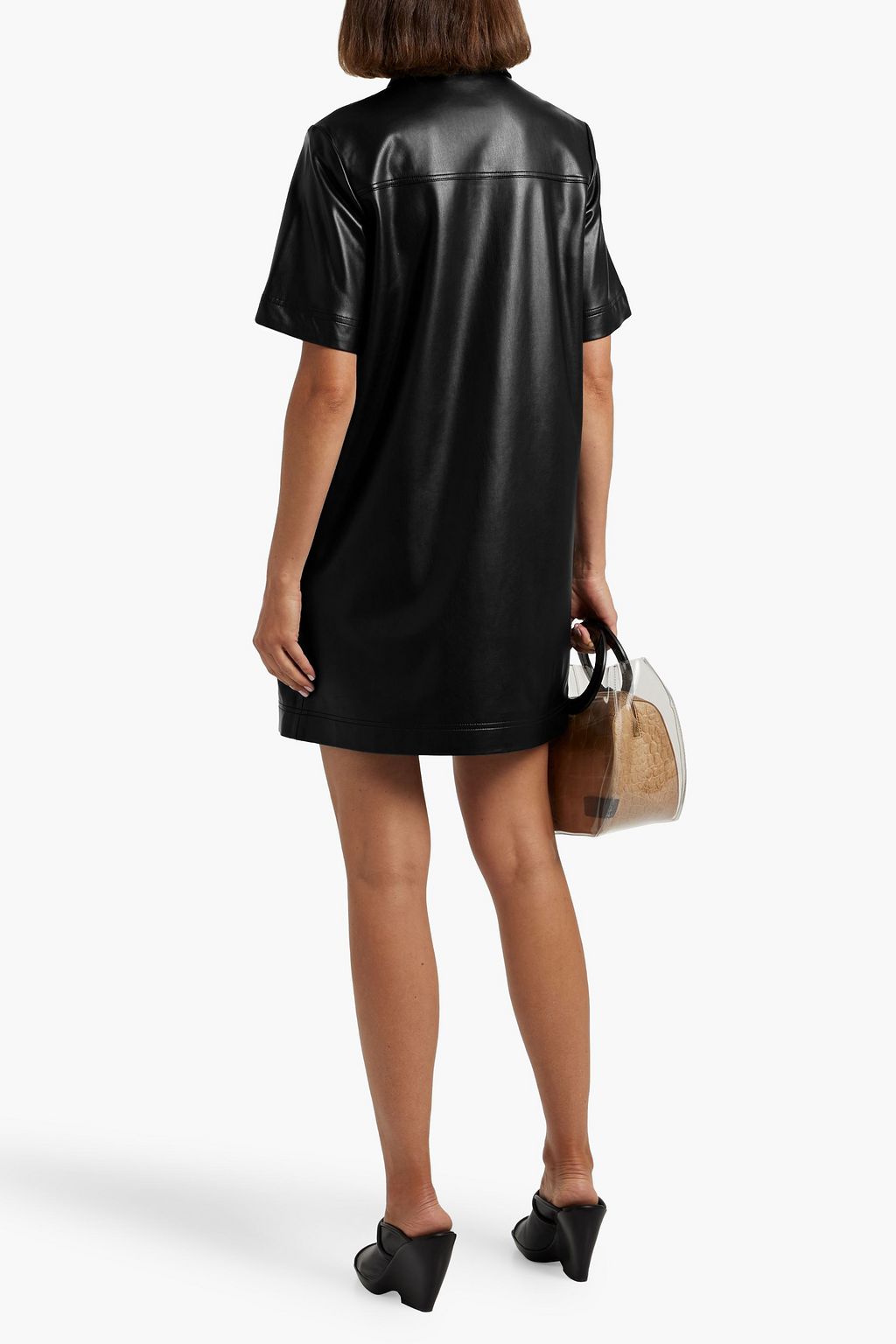 VERONICA BEARD Koulis mini shirt dress
