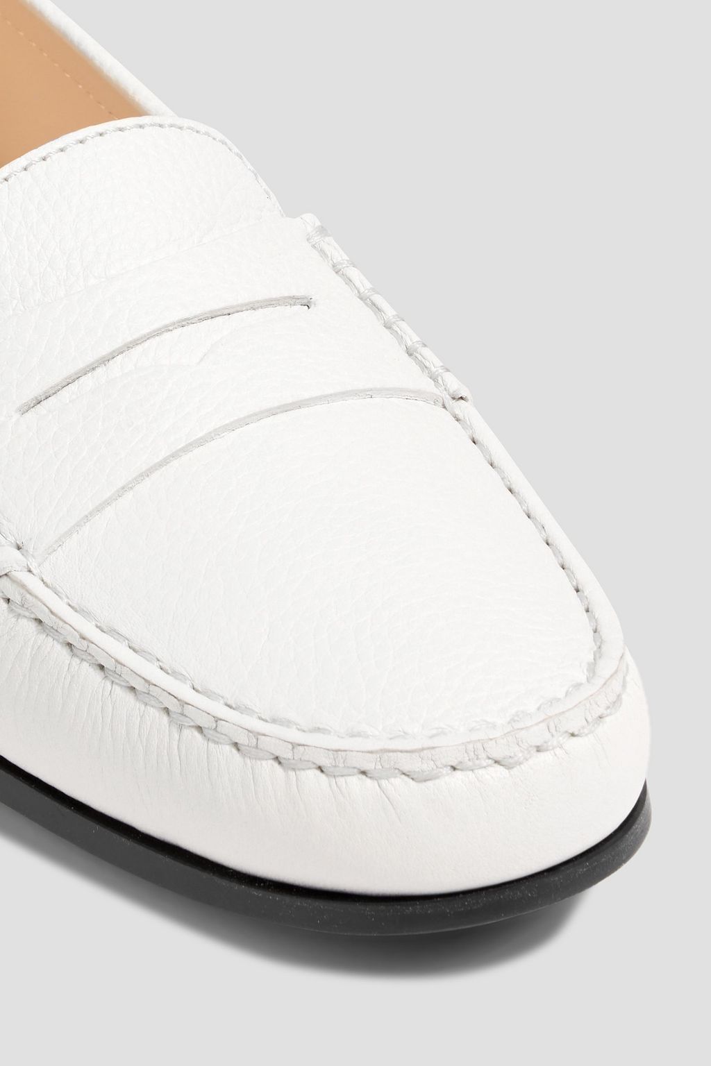 TOD'S Gommino pebbled-leather loafers