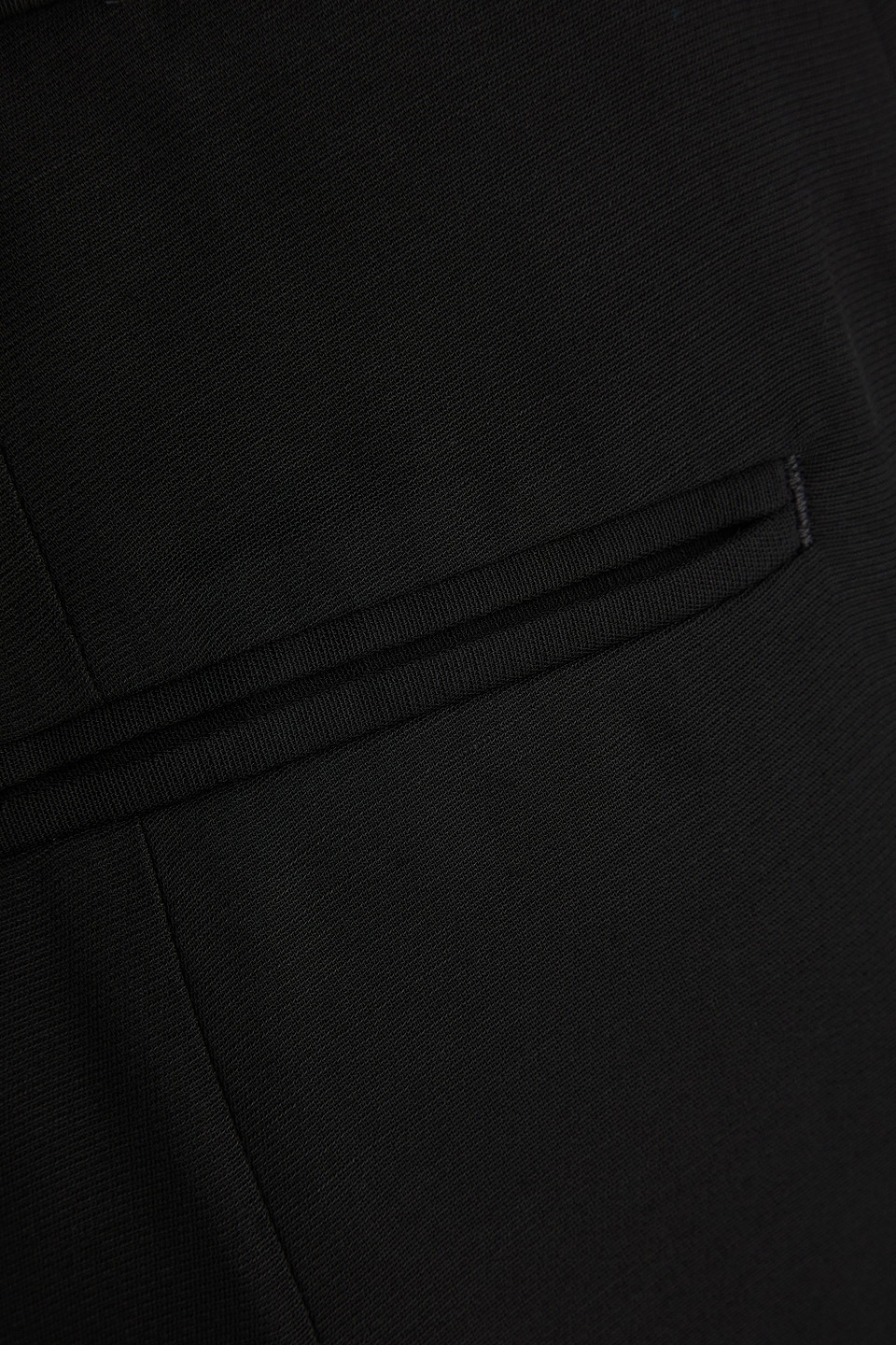 Totême Velvet Wide-leg Pants In Black