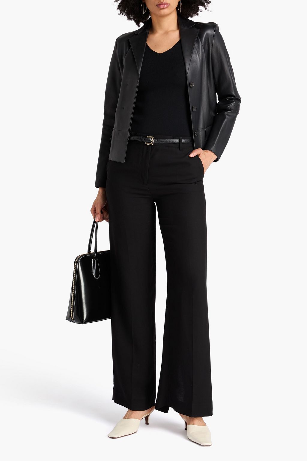 TOTEME Crepe wide-leg pants