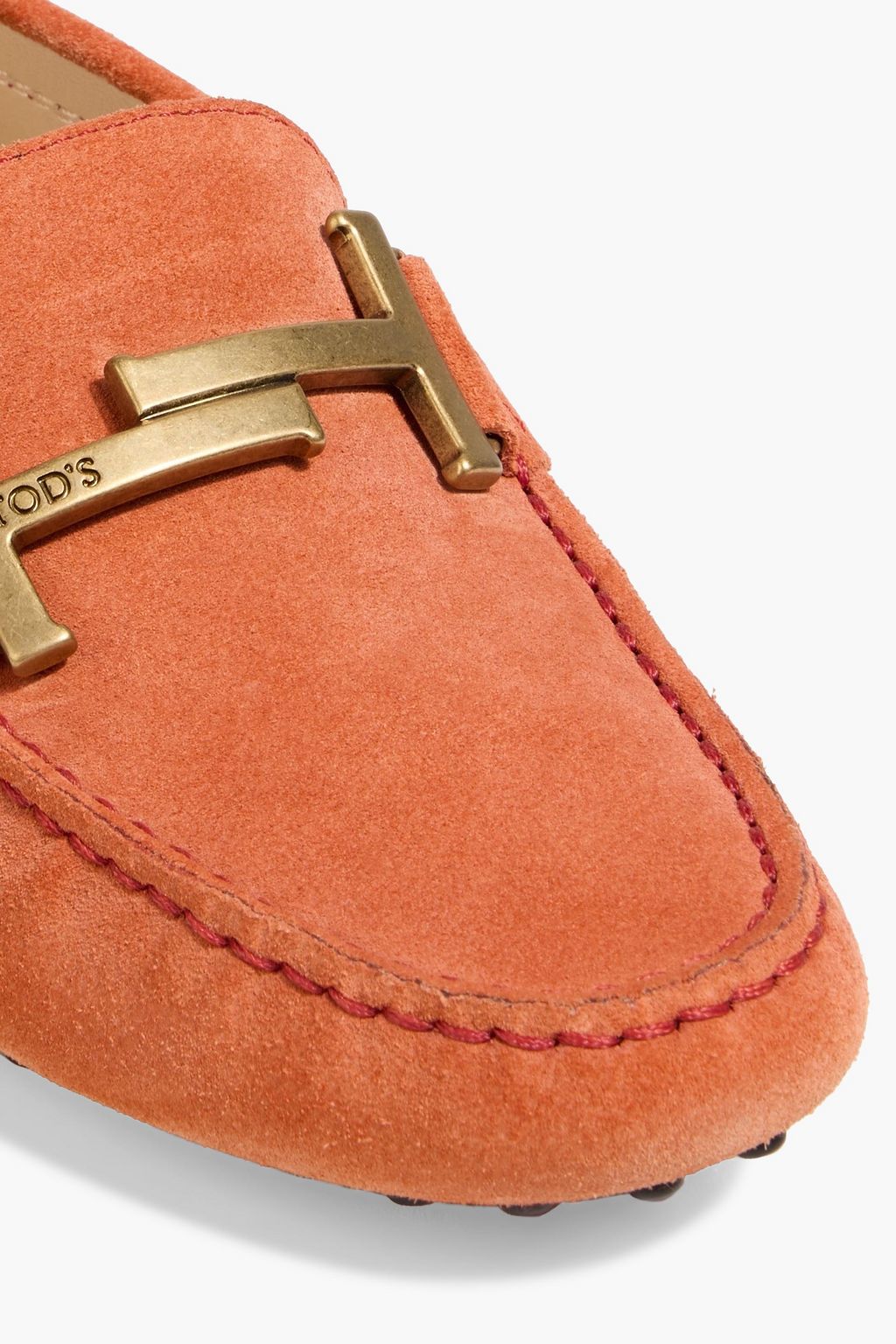 TOD'S Double T suede loafers