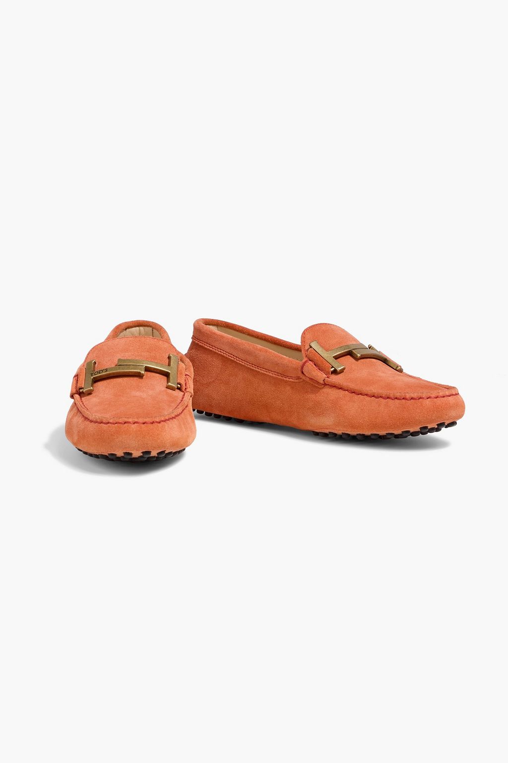 TOD'S Double T suede loafers