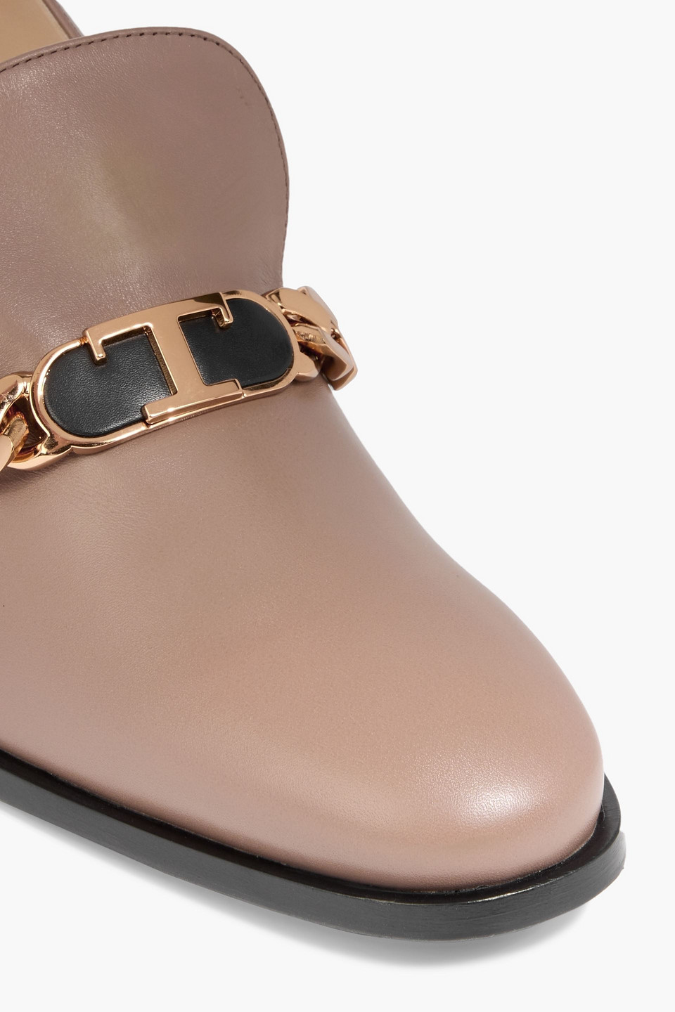 Tod's Embellished Leather Pumps