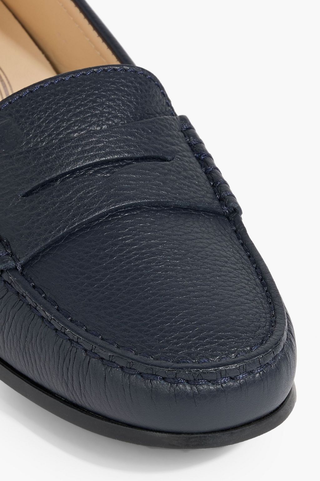 TOD'S Gommino pebbled-leather loafers