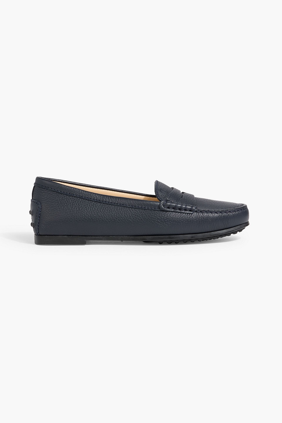 Tod's Gommino Pebbled-leather Loafers