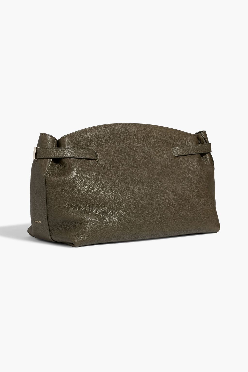 FERRAGAMO Hug pebbled-leather shoulder bag