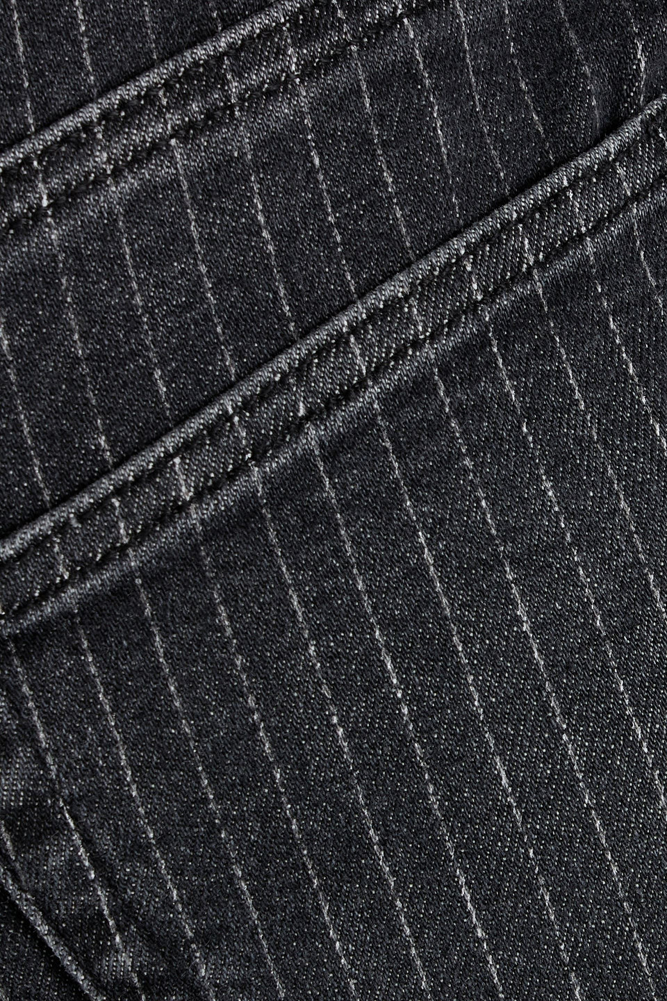 Frame Le High Flare Pinstriped High-rise Flared Jeans