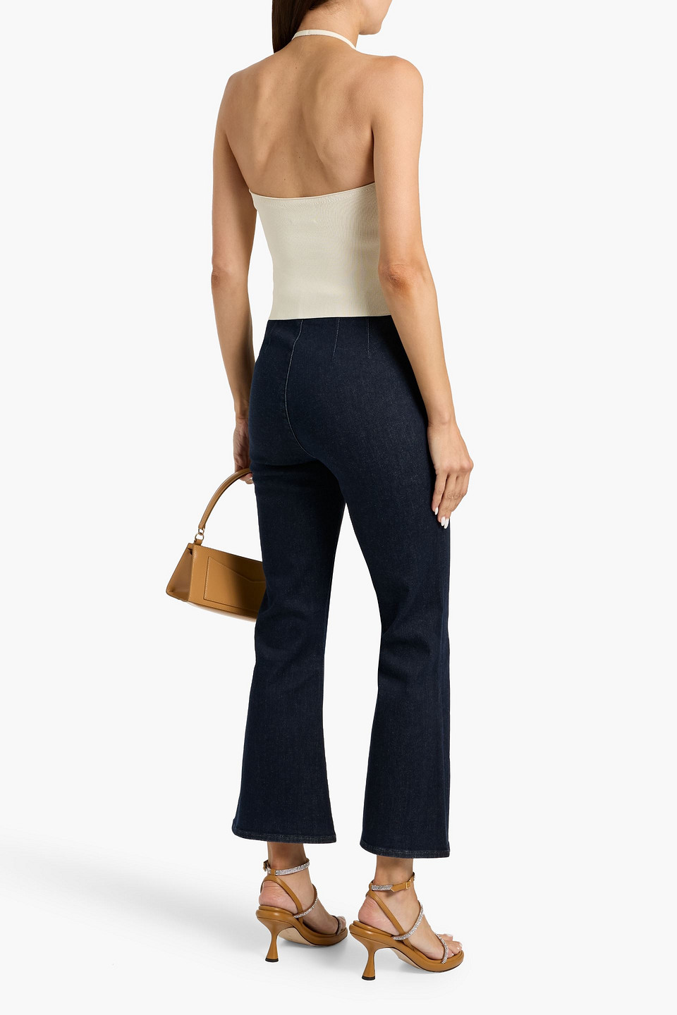 Veronica Beard Carson High-rise Kick-flare Jeans In Blue