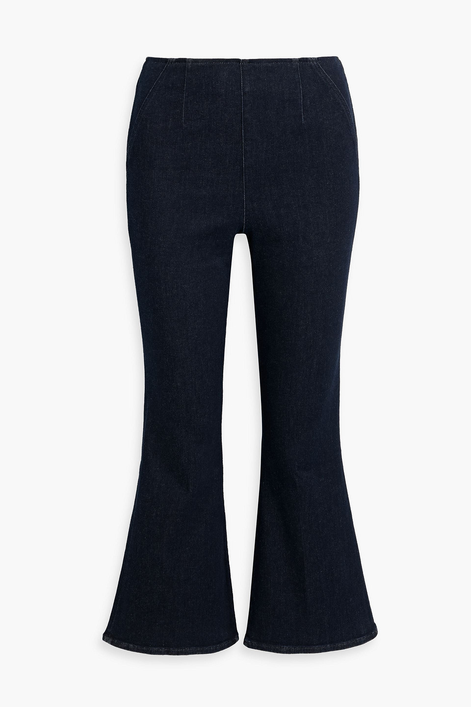 Veronica Beard Carson High-rise Kick-flare Jeans In Blue