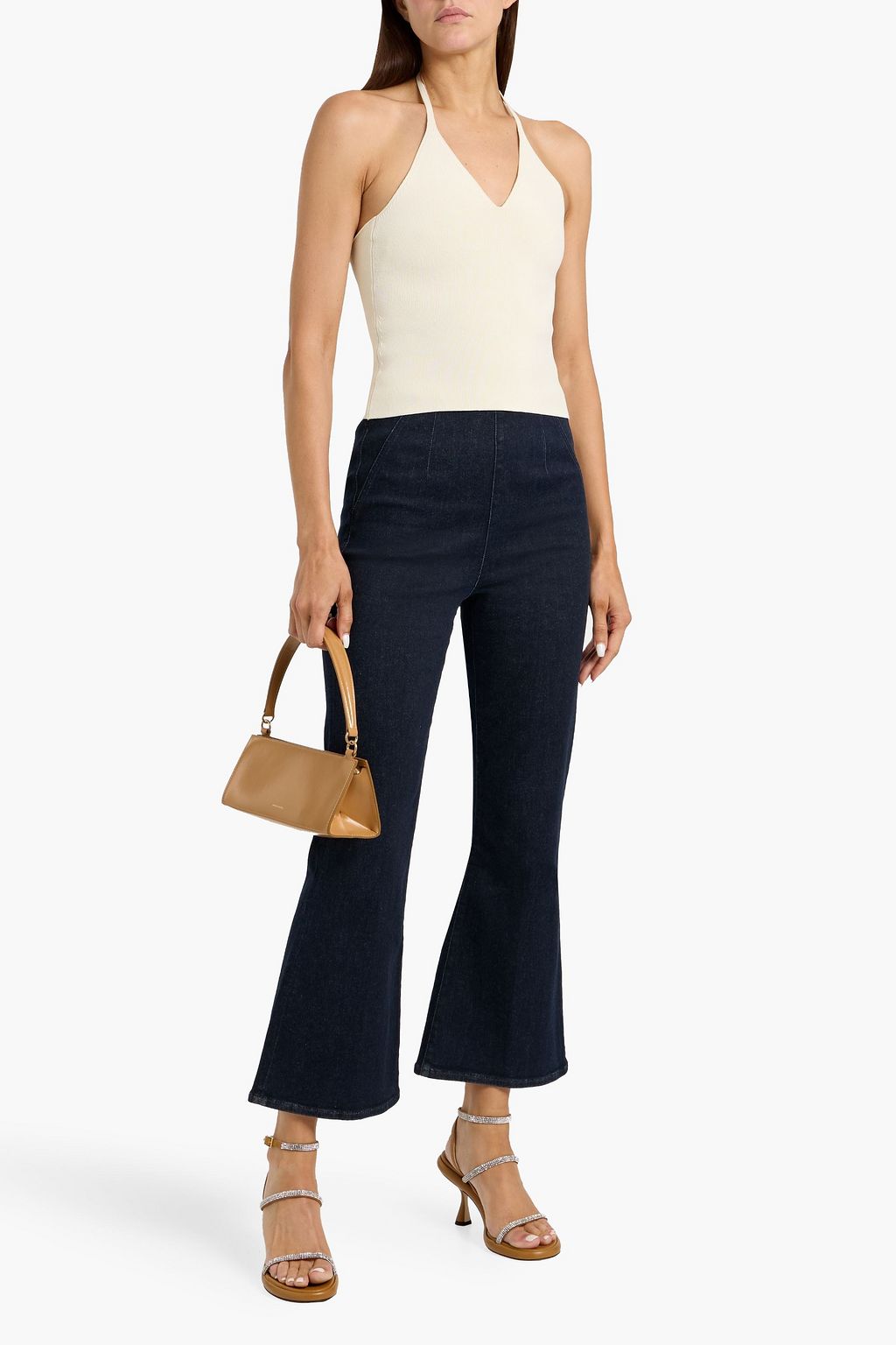 VERONICA BEARD Carson high-rise kick-flare jeans