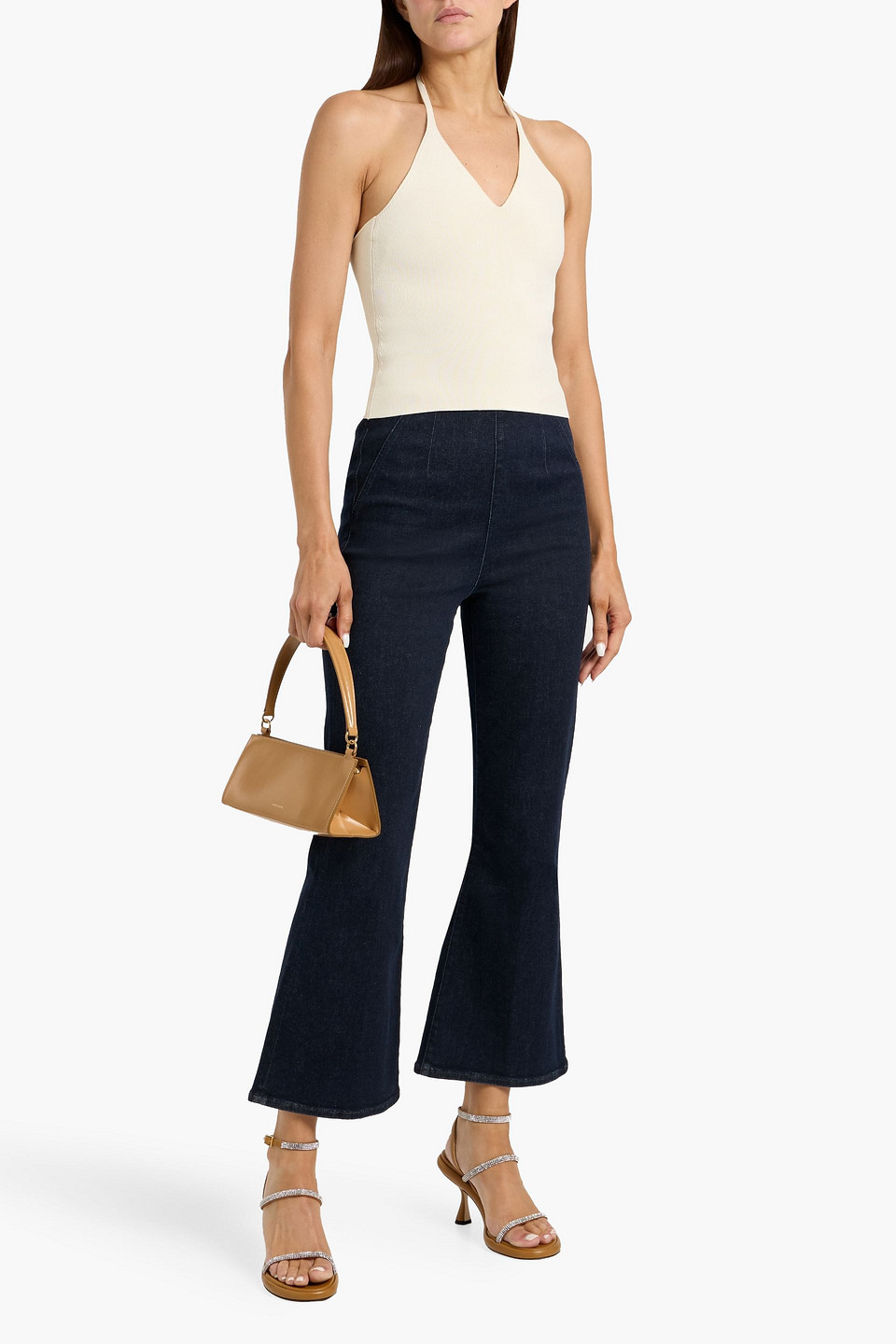 Veronica Beard Carson High-rise Kick-flare Jeans In Blue