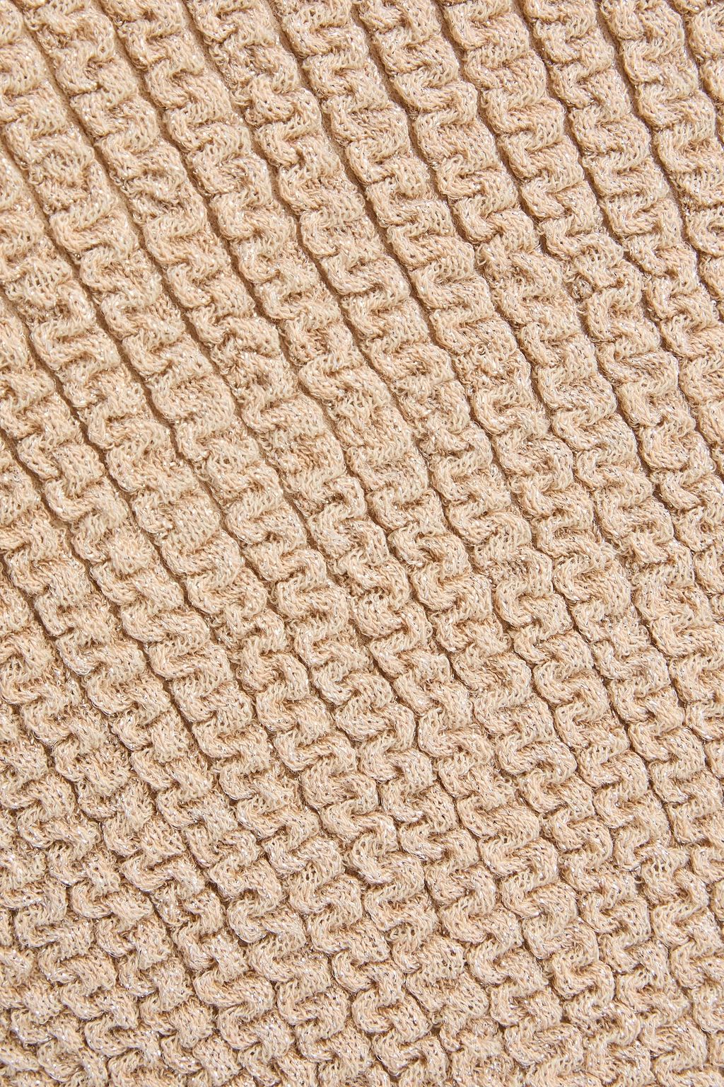 TOTEME ストレッチニット オフショルダートップス メタリック