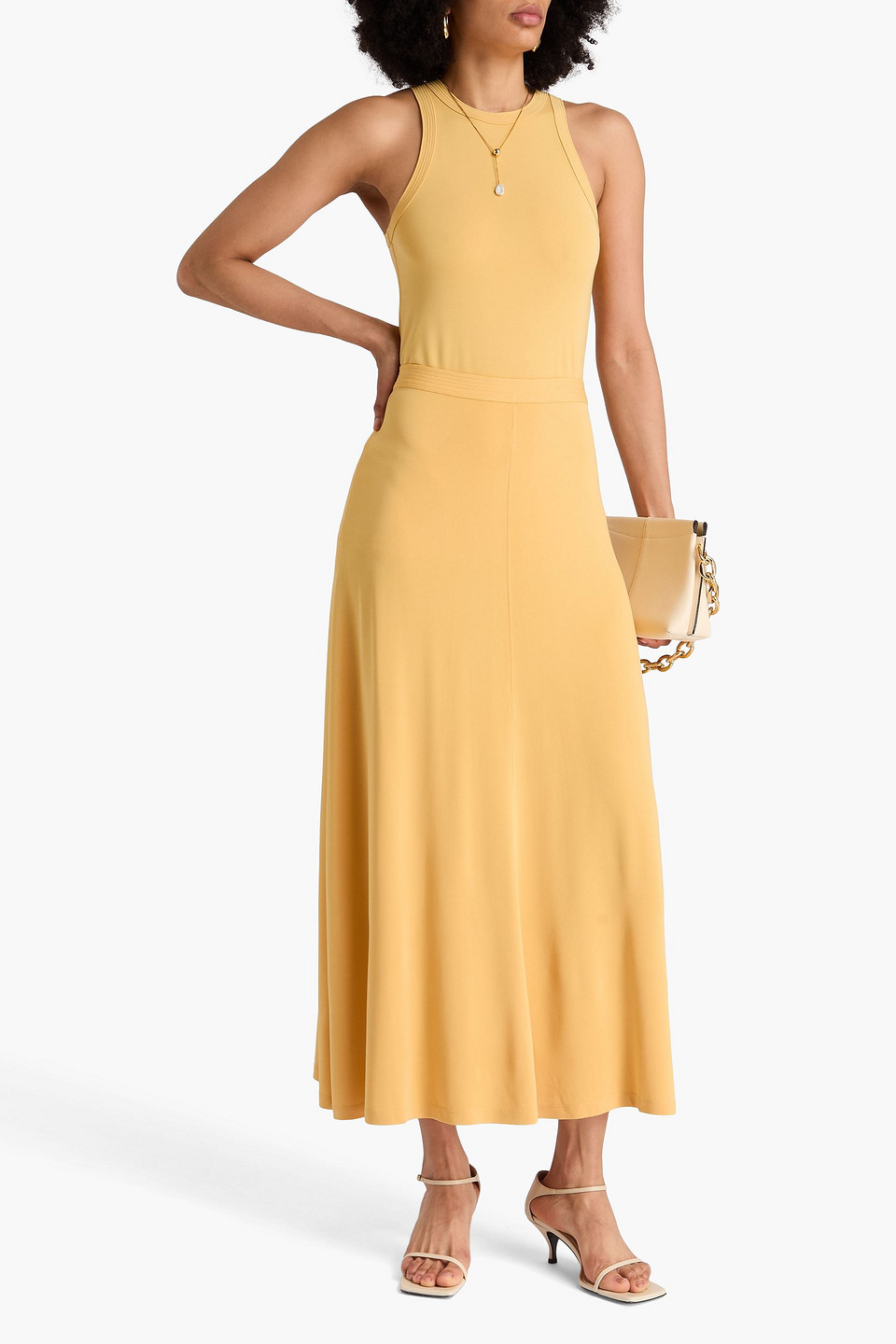 Totême Toteme Women Fluid Maxi Skirt In Yellow
