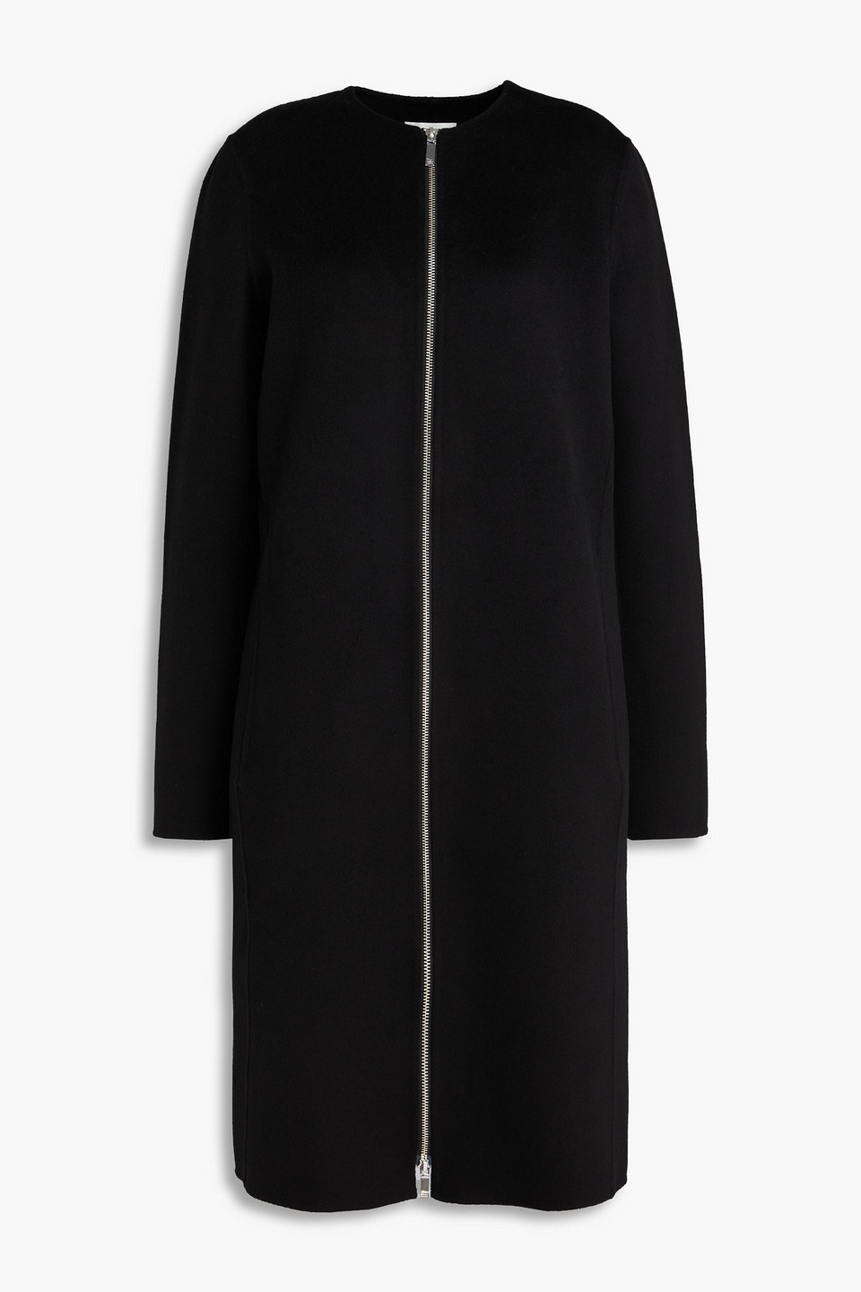 Totême Wool-felt Coat In Black