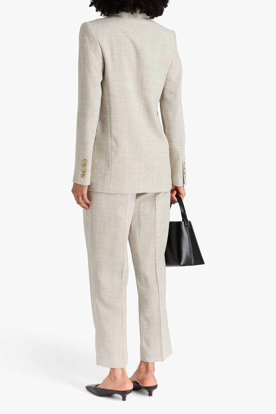 Totême Wool-blend Blazer In Gray
