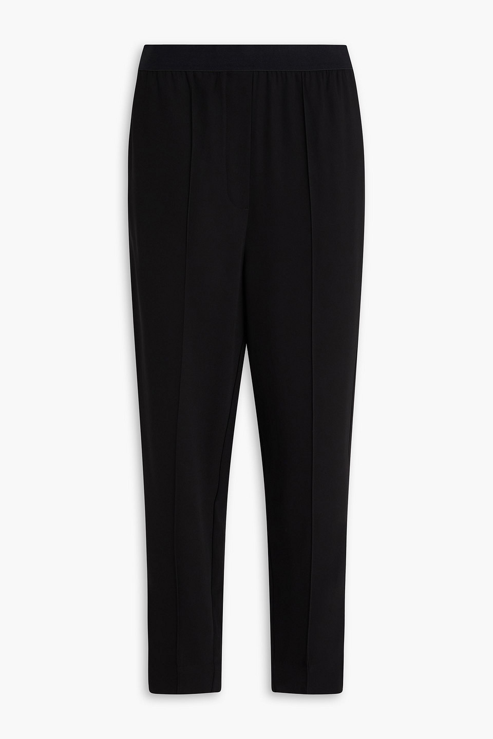 Totême Crepe Tapered Pants In Blue