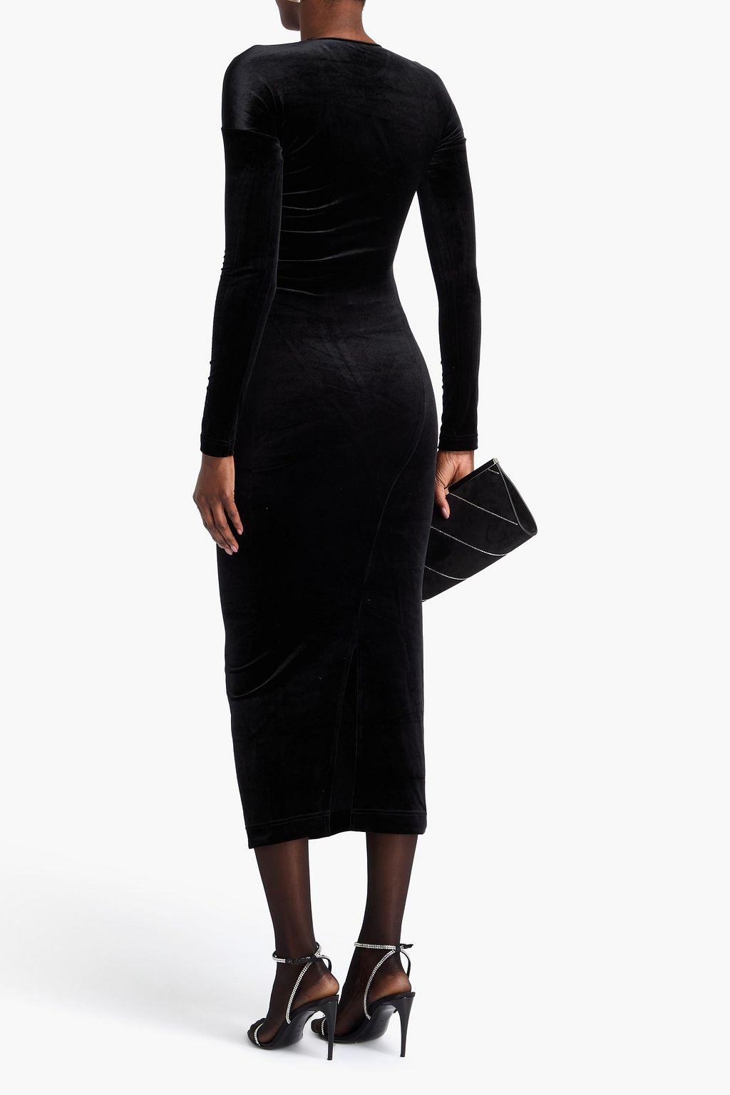 TOTEME Velvet midi dress