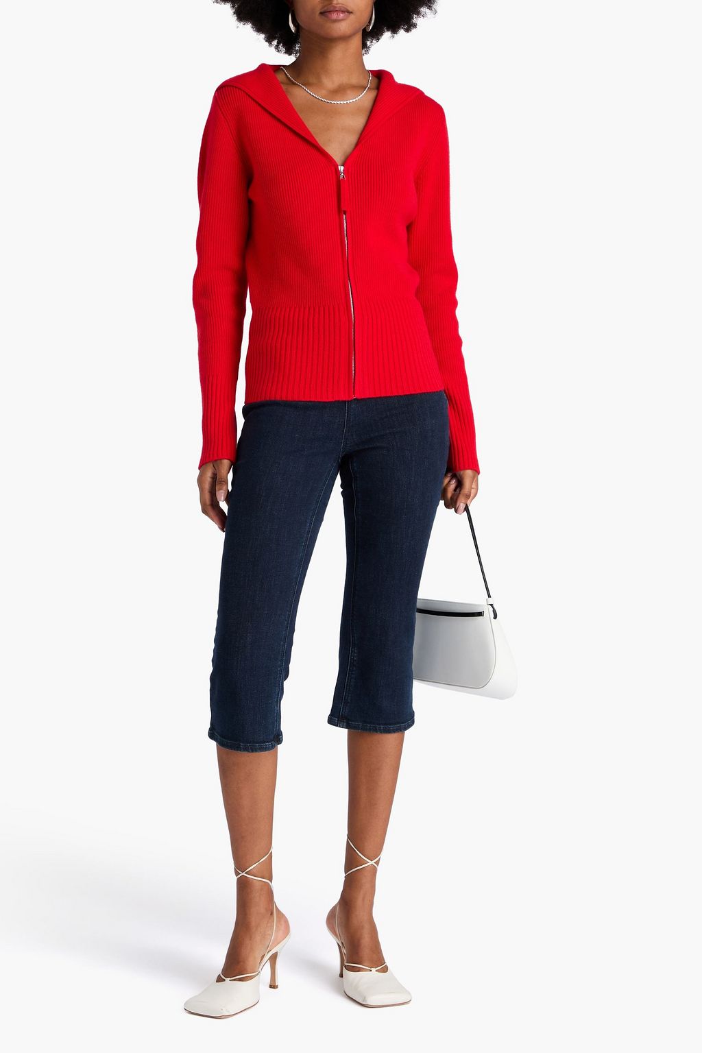 ARCH4 Westbourne ribbed cashmere cardigan