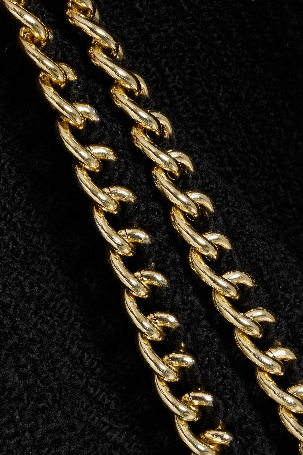 3.1 PHILLIP LIM Chain-embellished ribbed wool-blend turtleneck sweater