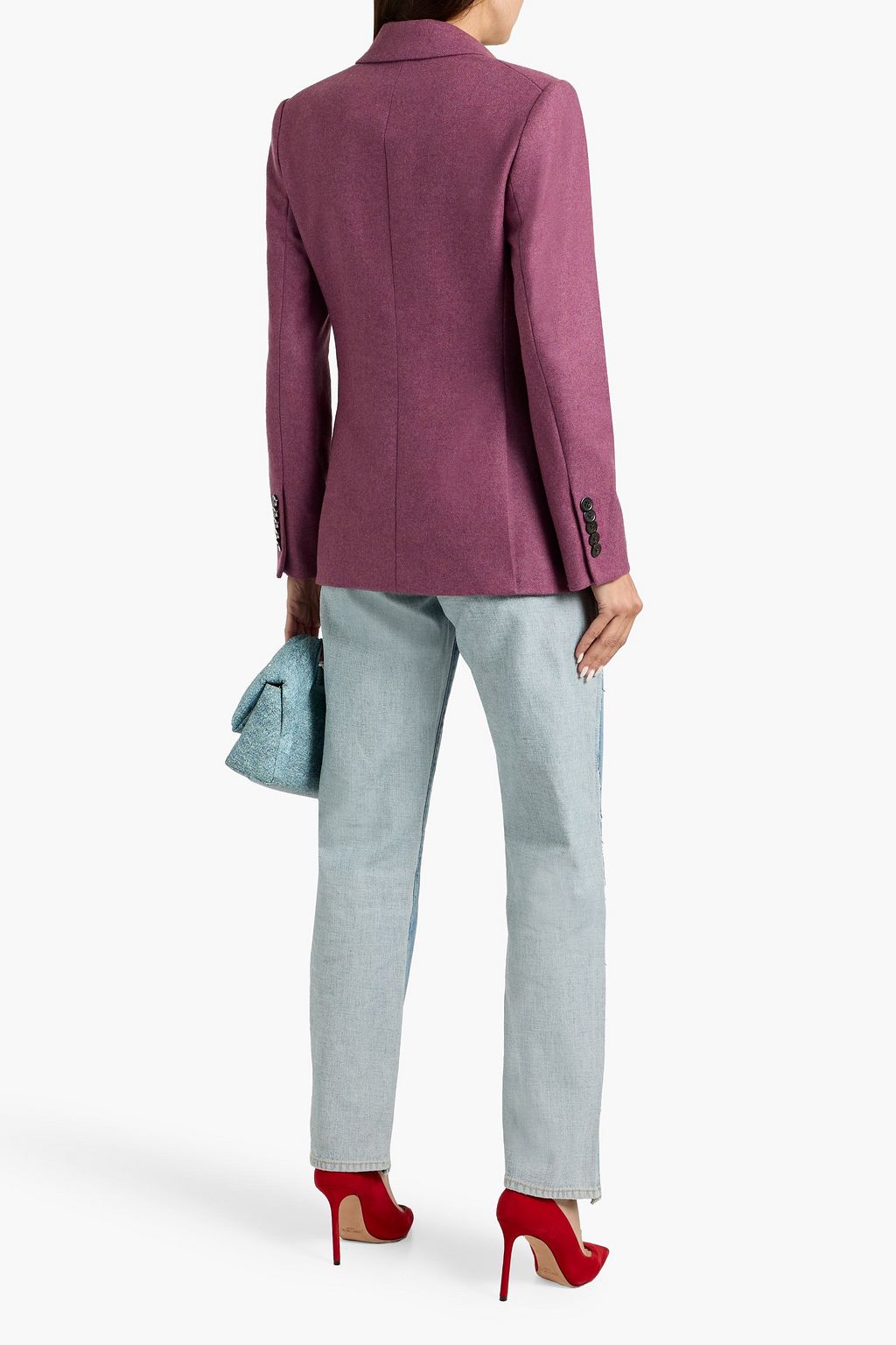 VERONICA BEARD Sevyn Dickey double-breasted wool-blend blazer