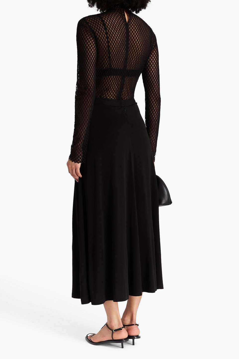 Totême Corded Lace Top In Black