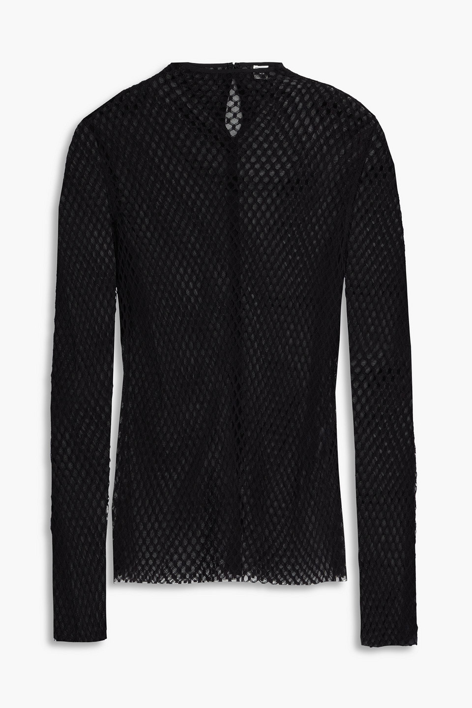 Totême Corded Lace Top In Black