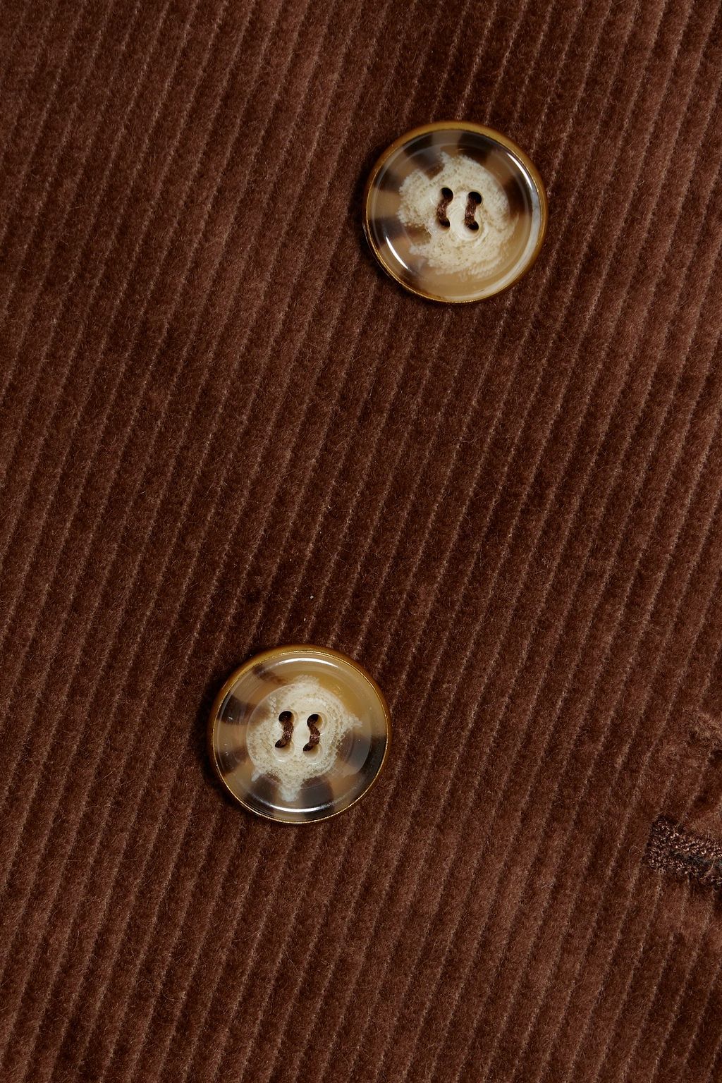 VERONICA BEARD Bentley double-breasted cotton-blend corduroy jacket