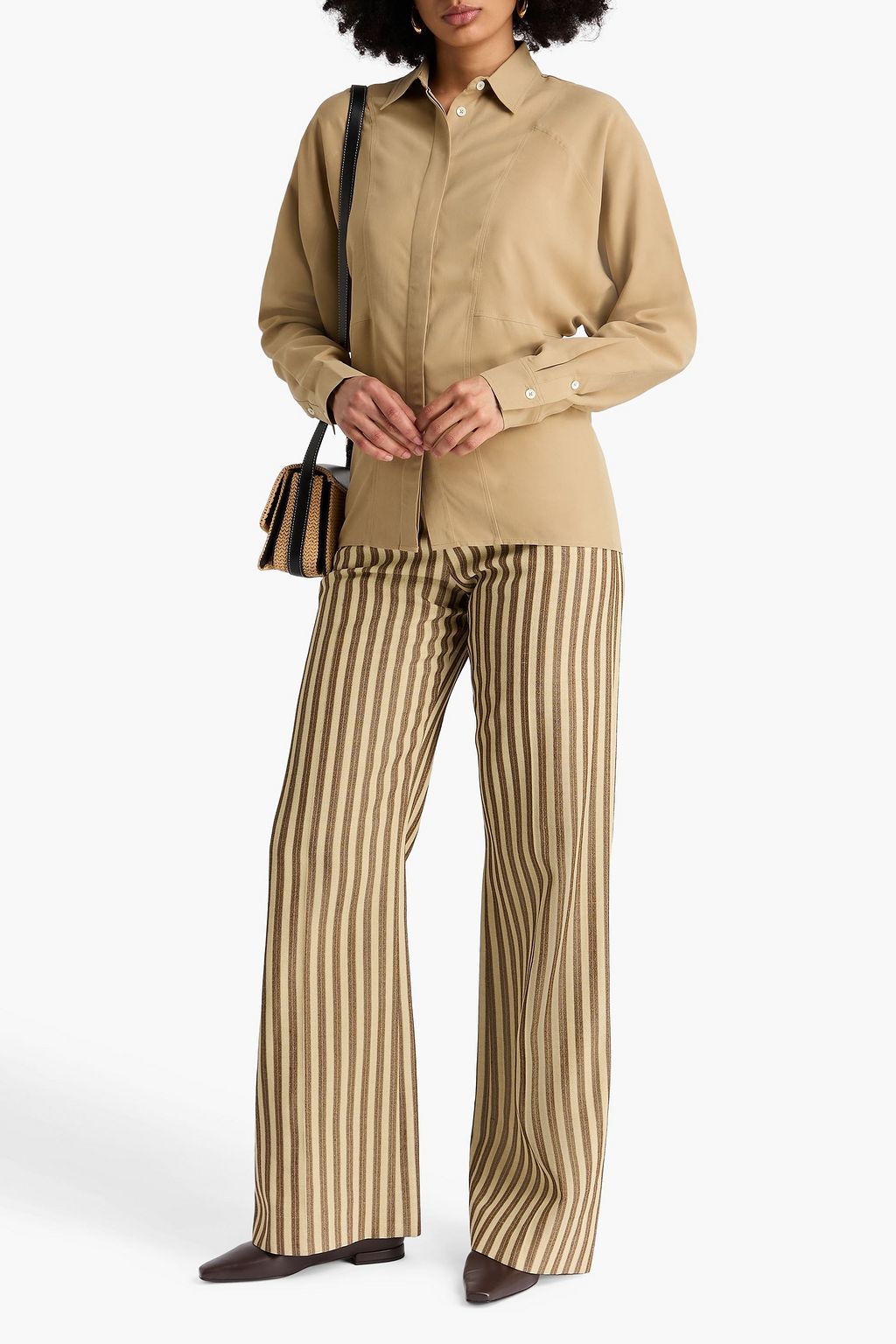 TOTEME Washed-silk shirt