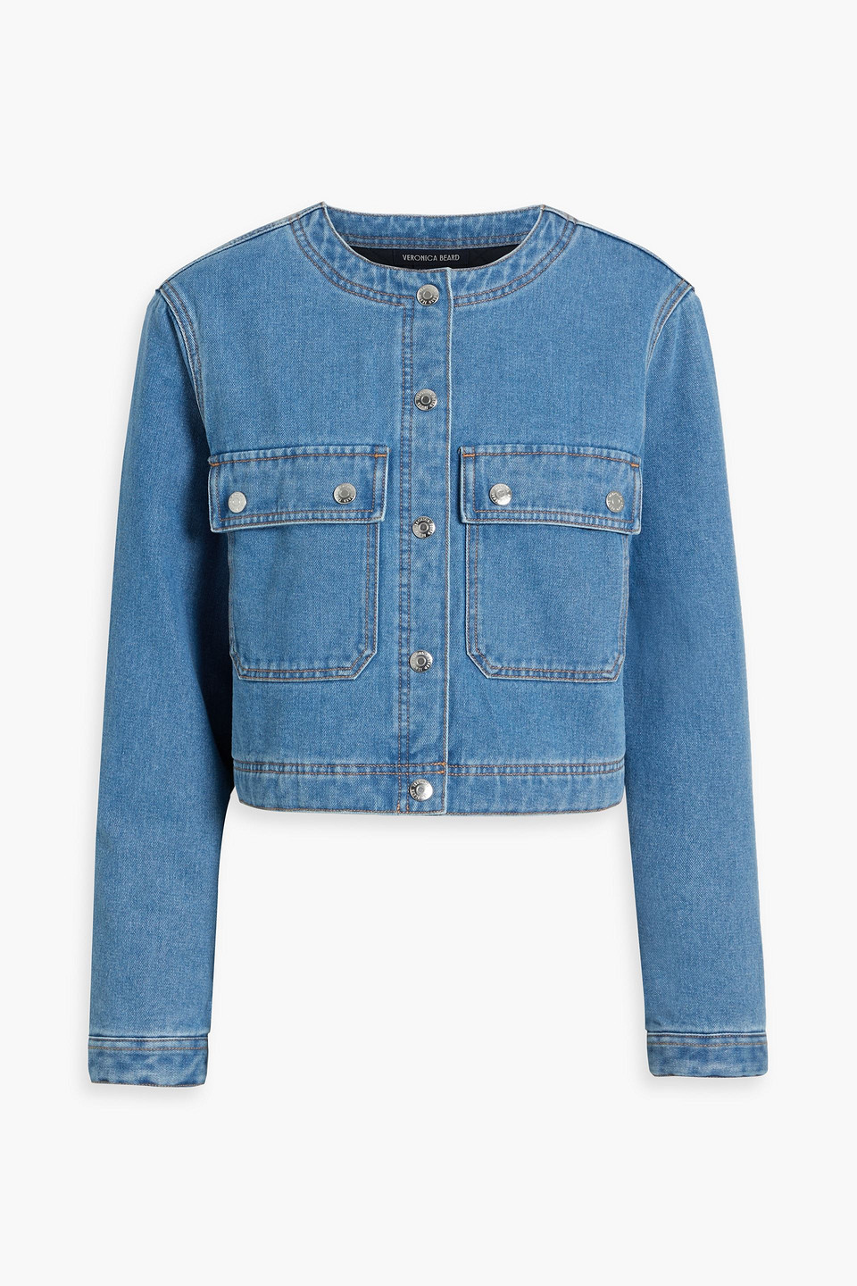 Veronica Beard Brandy Denim Jacket In Blue