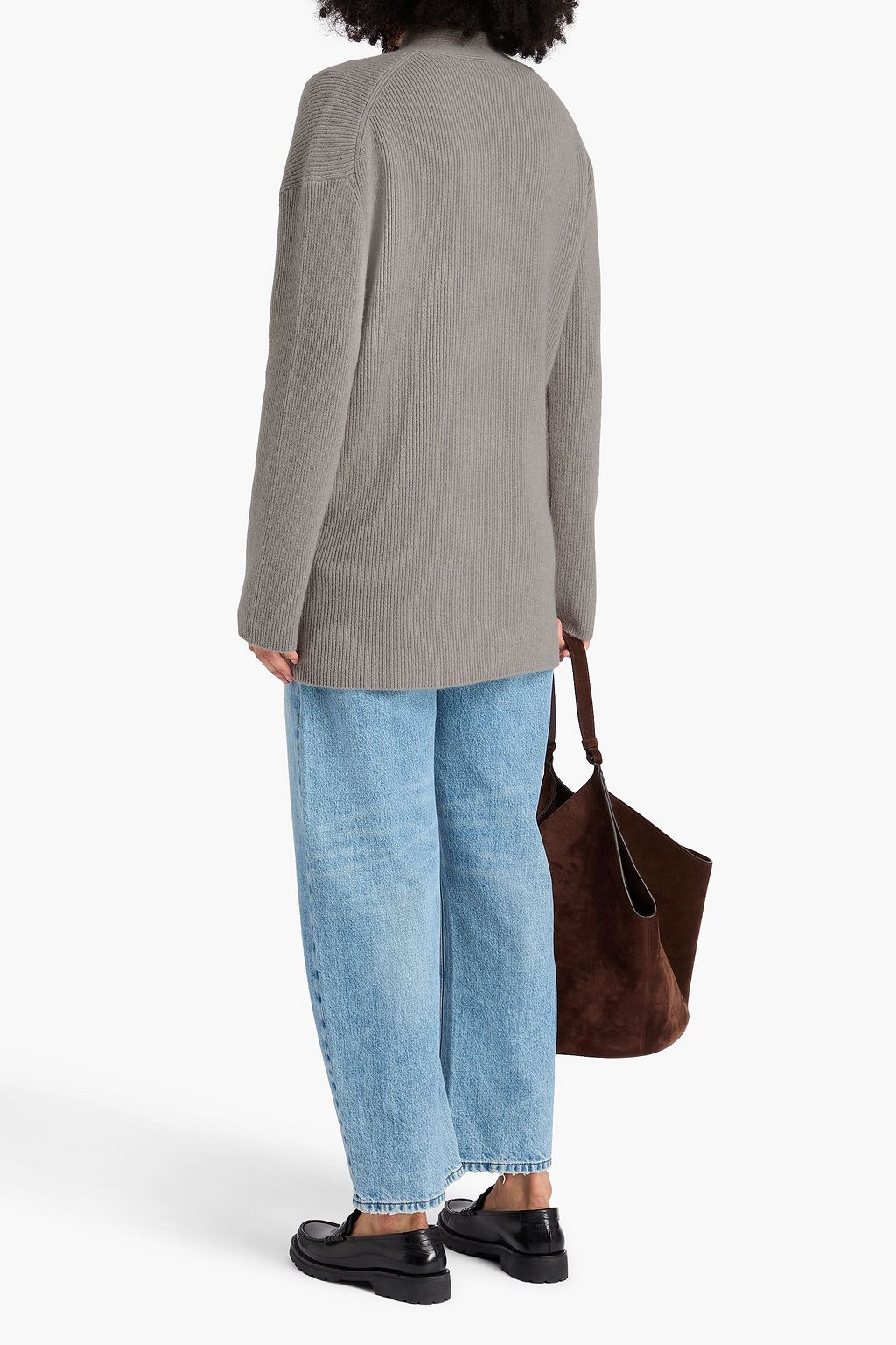 TOTEME Pullover aus einer gerippten Woll-Kaschmirmischung