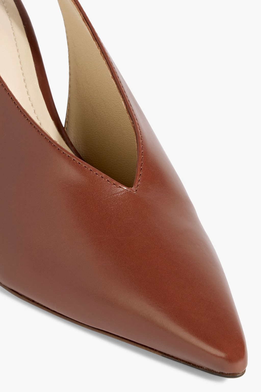 TOD'S Leather slingback pumps
