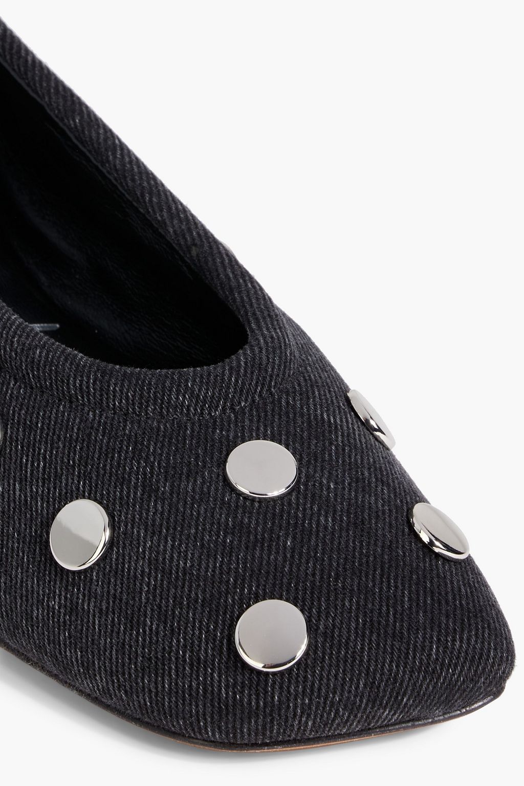 3.1 PHILLIP LIM ID studded denim ballet flats