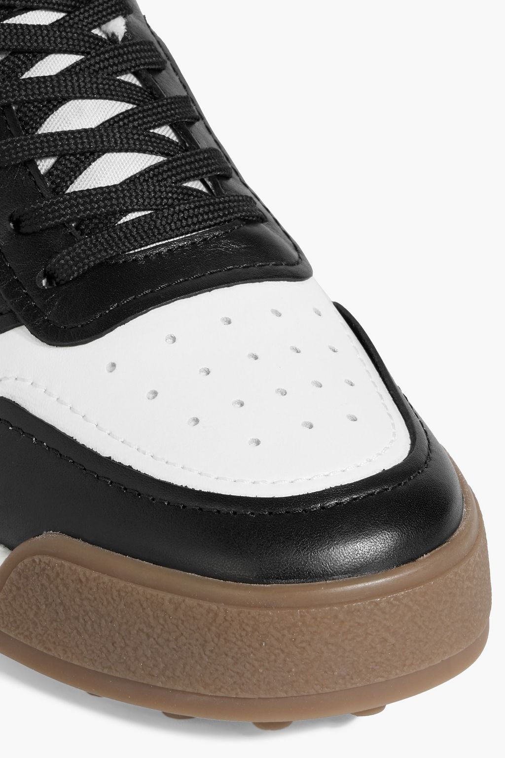 TOD'S Two-tone leather sneakers