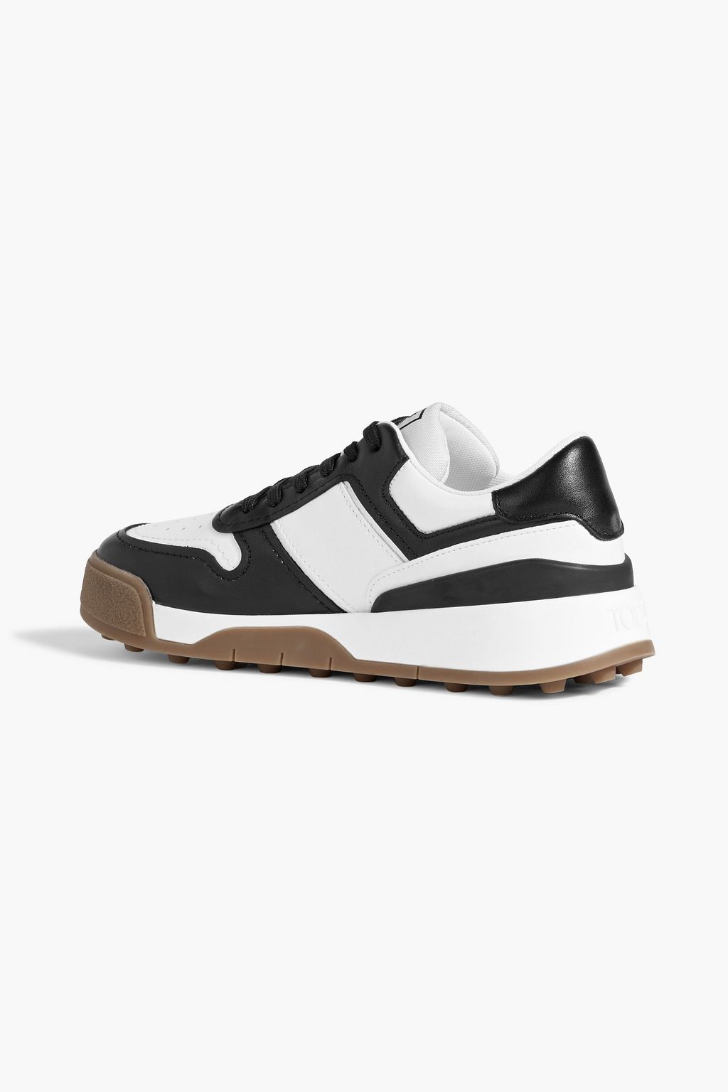 TOD'S Two-tone leather sneakers