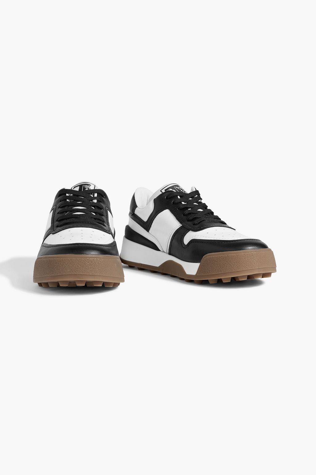TOD'S Two-tone leather sneakers