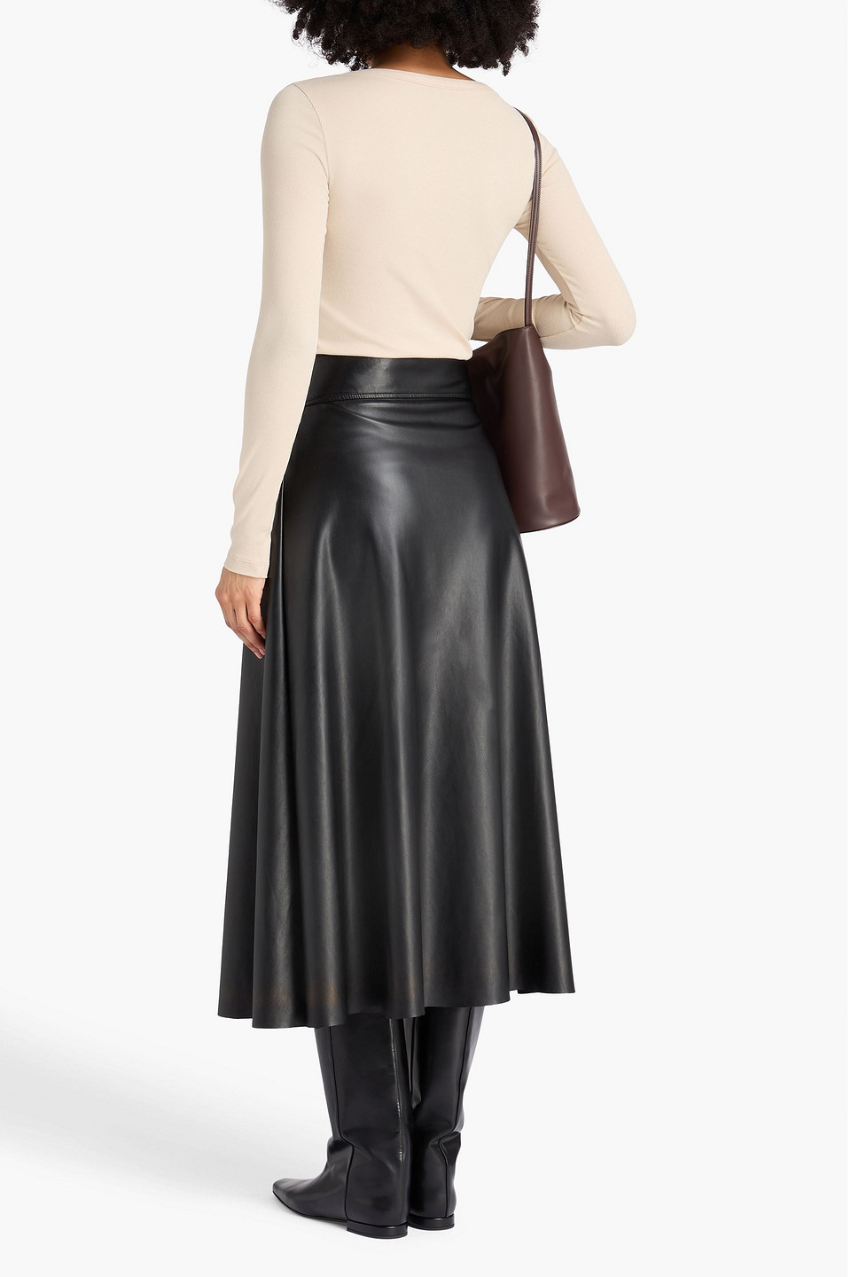 Totême Stretch-cotton Jersey Top In Neutral