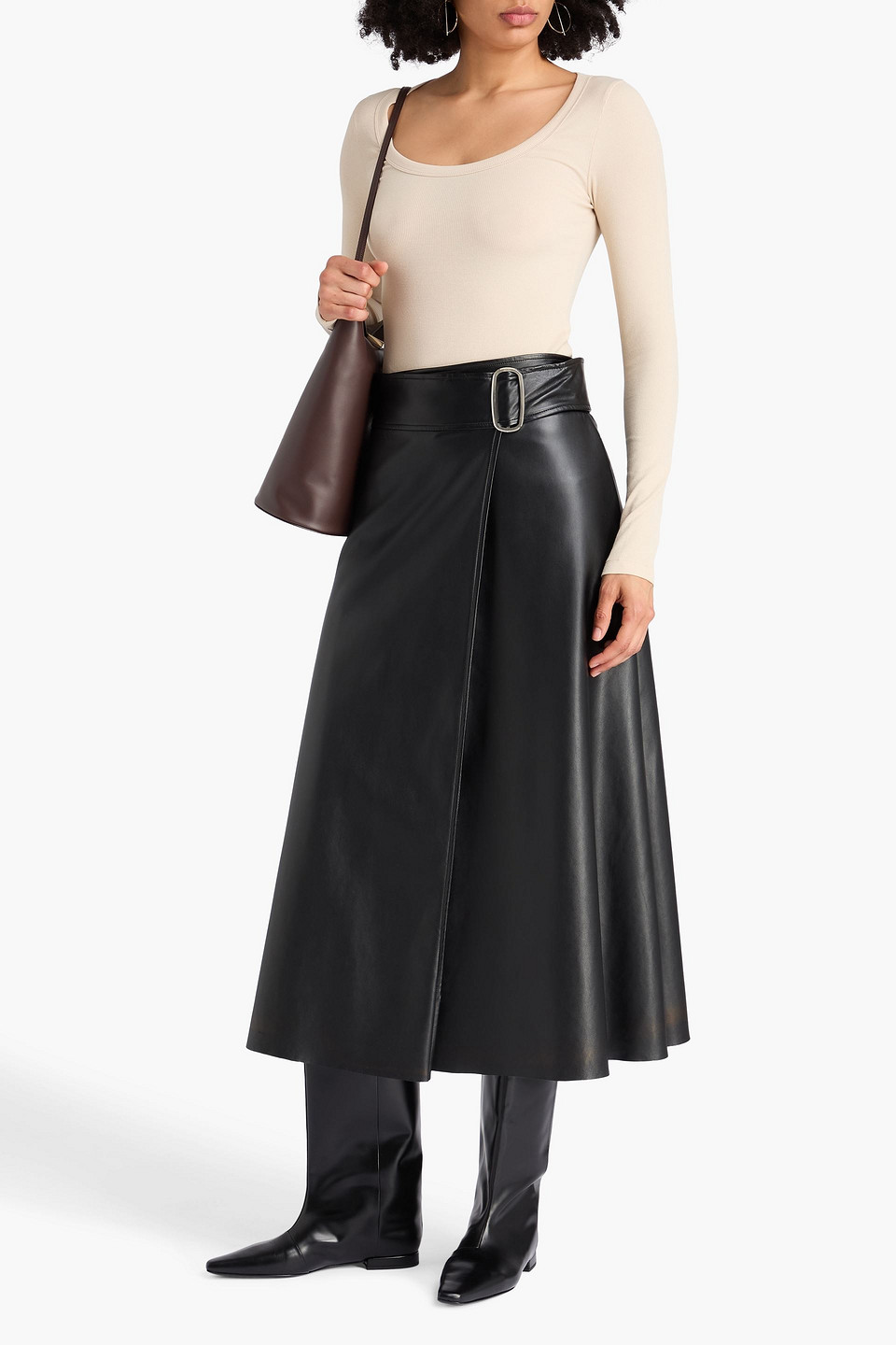 Totême Stretch-cotton Jersey Top In Neutral