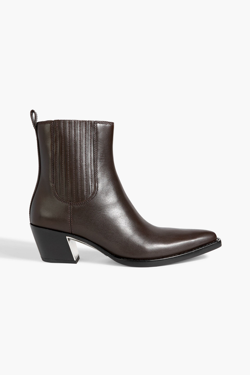 3.1 Phillip Lim Downtown Leather Chelsea Boots In Brown