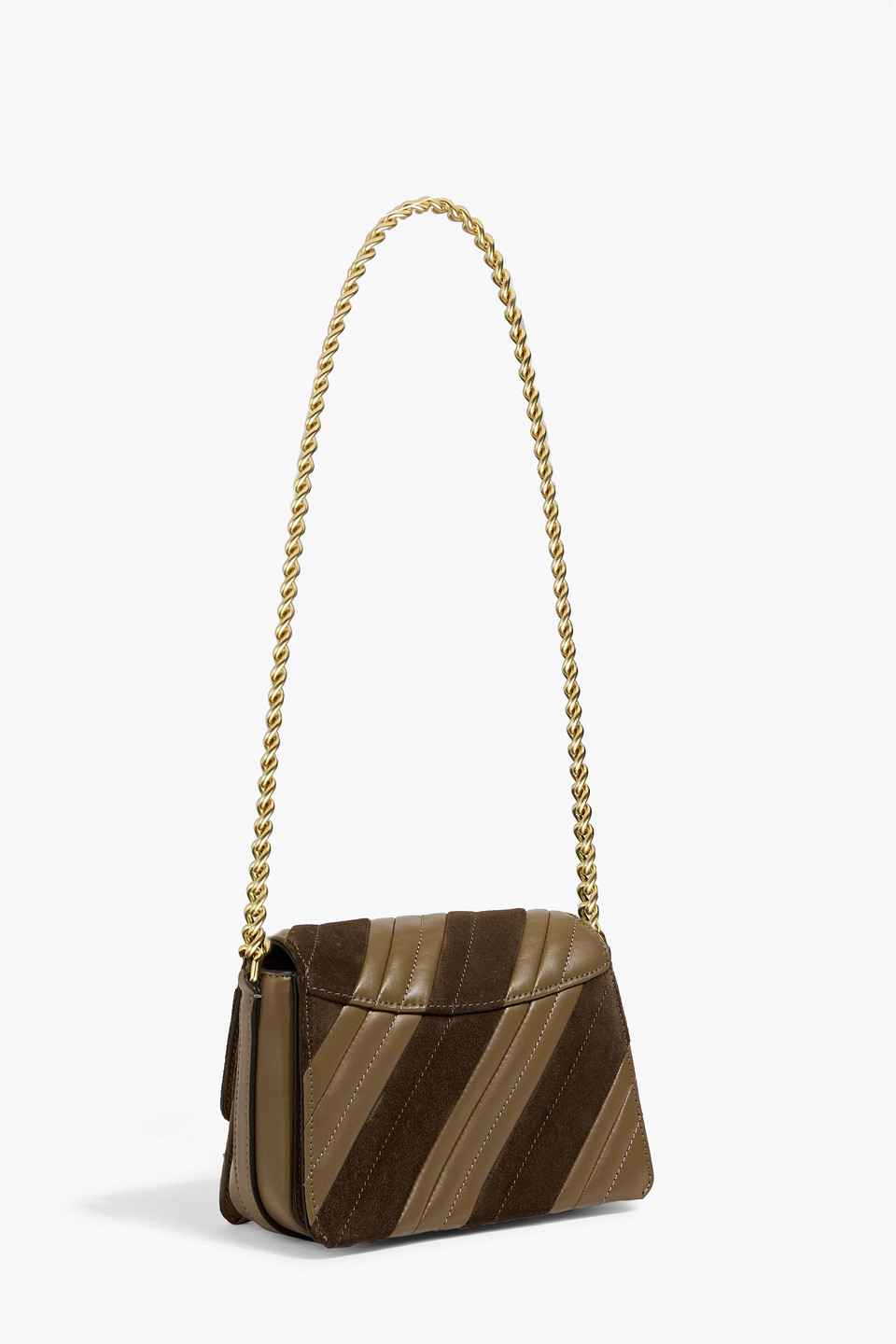 3.1 Phillip Lim Id Quilted Leather And Suede Shoulder Bag