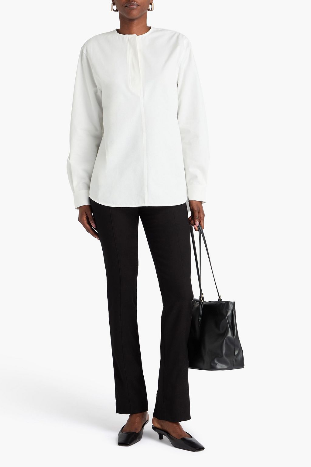TOTEME Cotton-twill shirt
