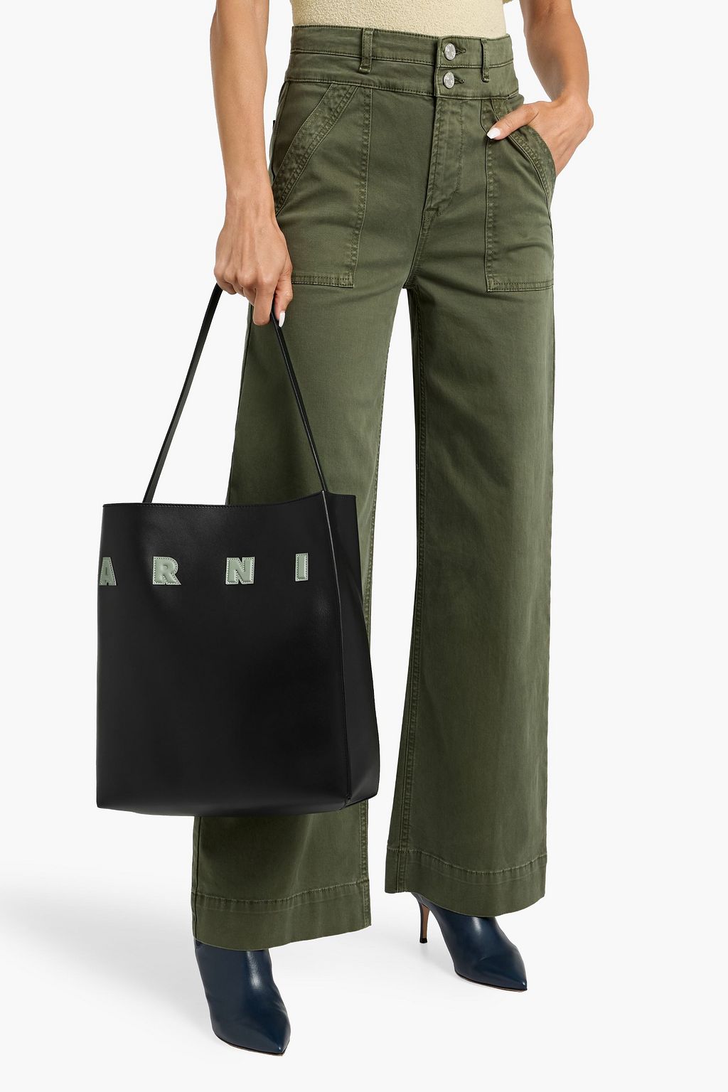MARNI Museo leather tote