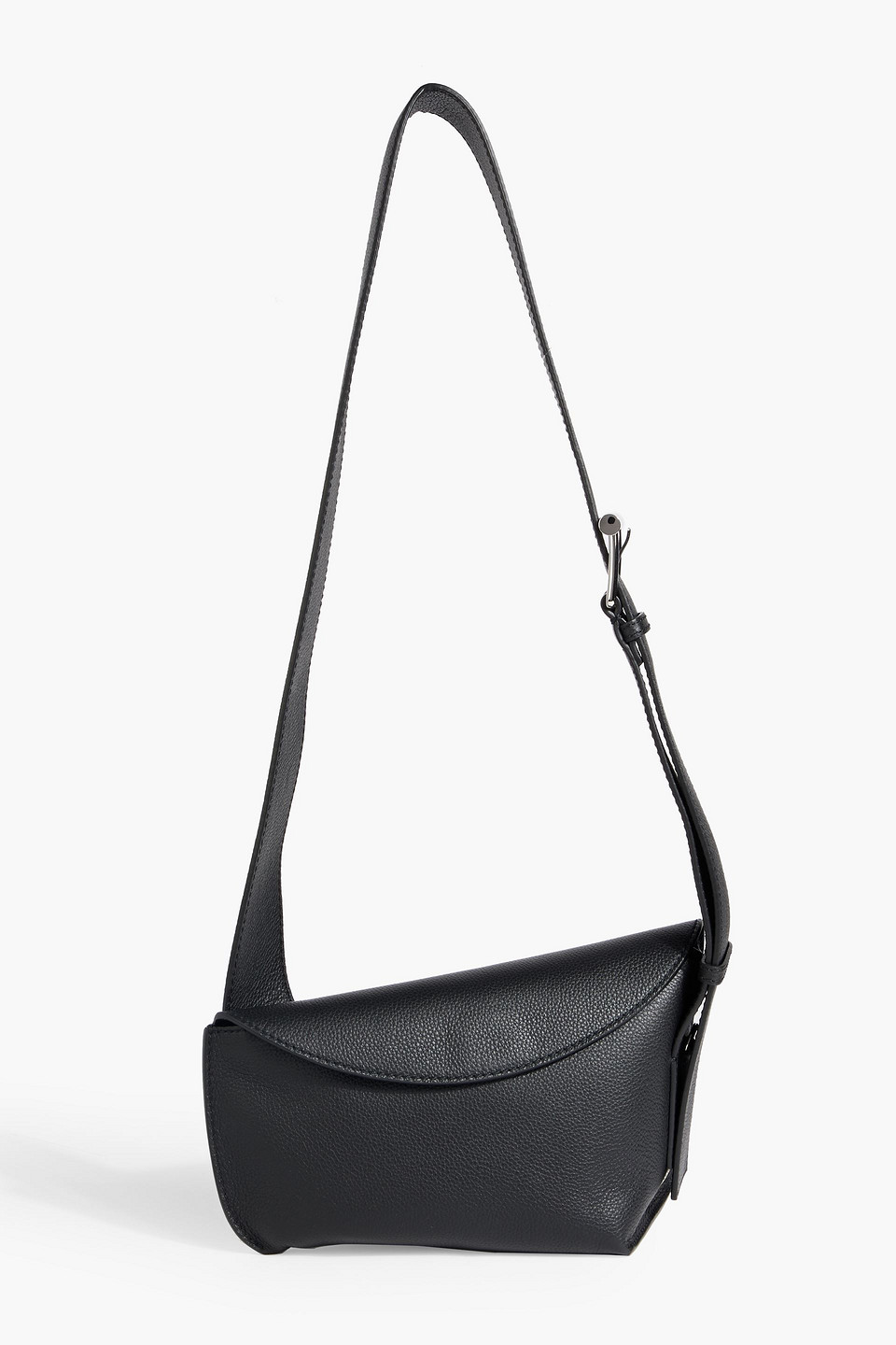 T-Bar Sling pebbled-leather shoulder bag