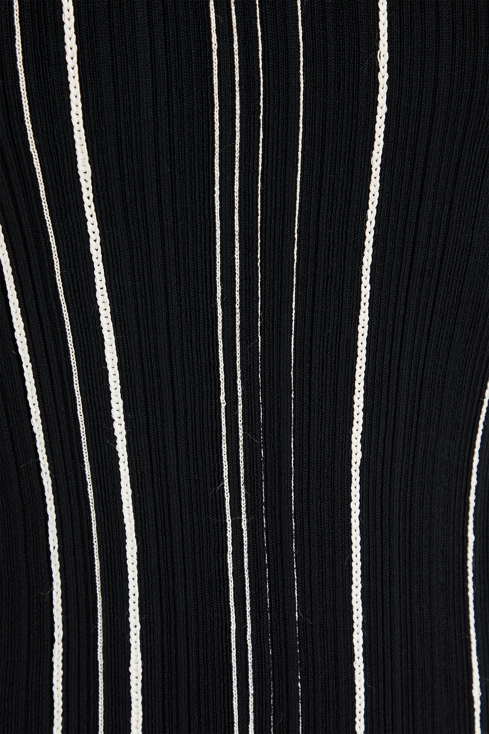 Totême Ribbed-knit Tank In Black