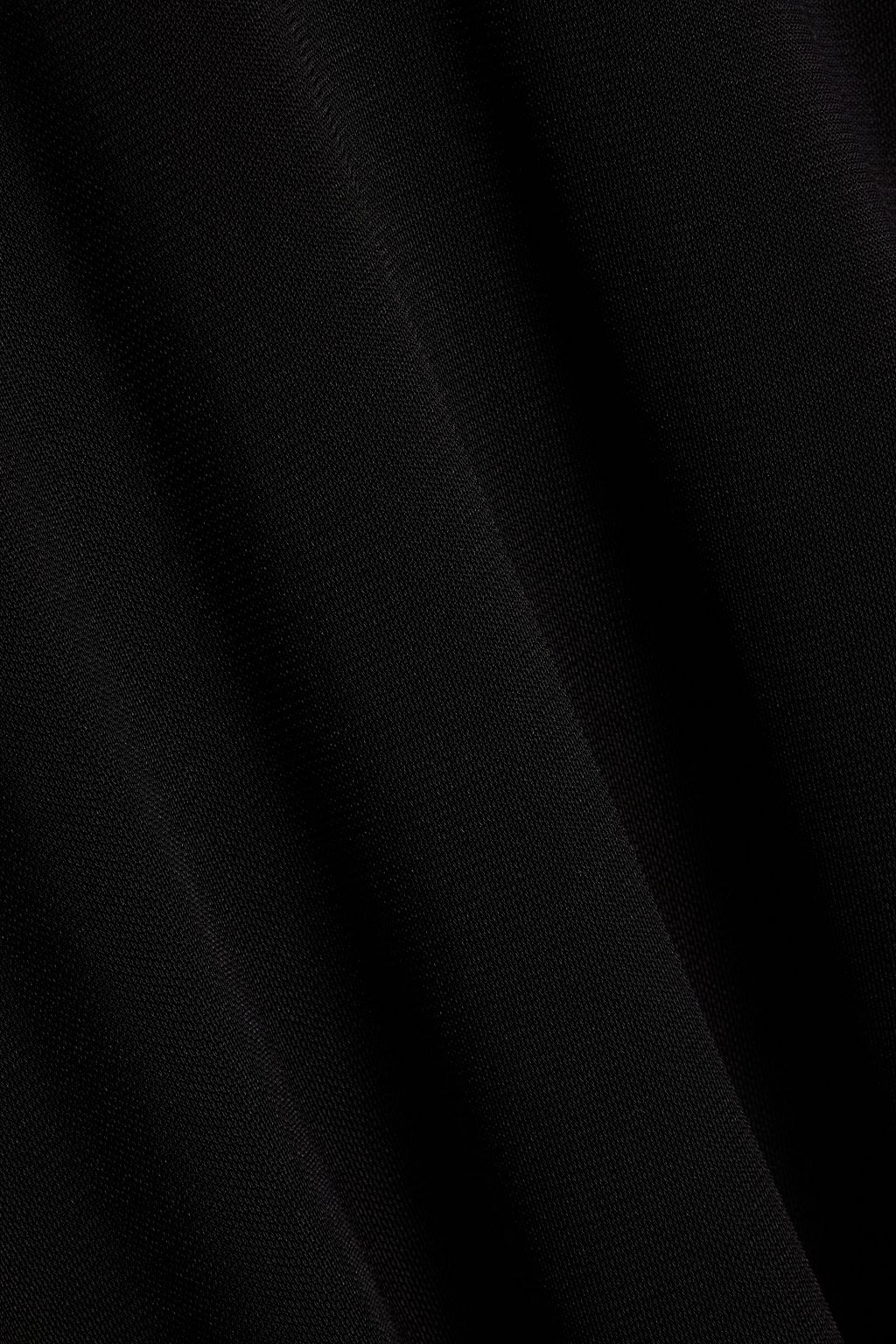 STAUD Fleur mesh-trimmed jersey maxi dress